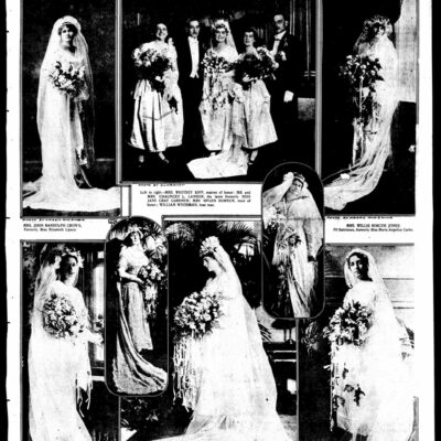 Autumn Brides - October 19th, 1915