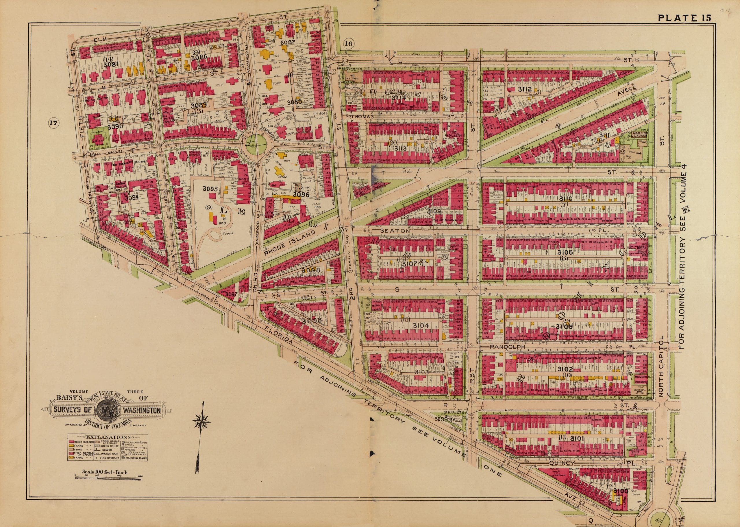 Truxton Circle area in 1921