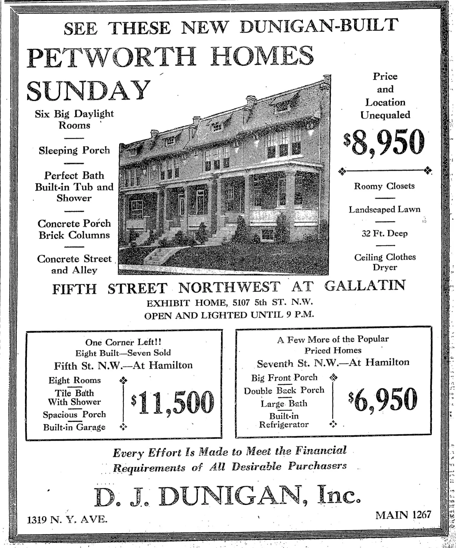 Petworth advertisement