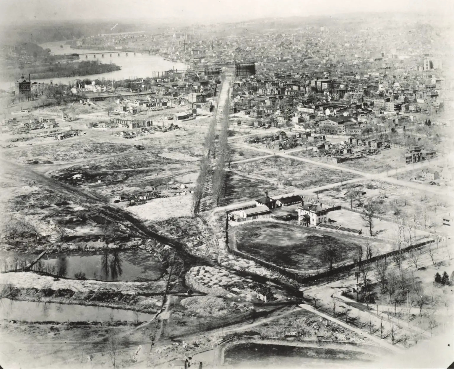 view northwest from the Washington Monument in 1894