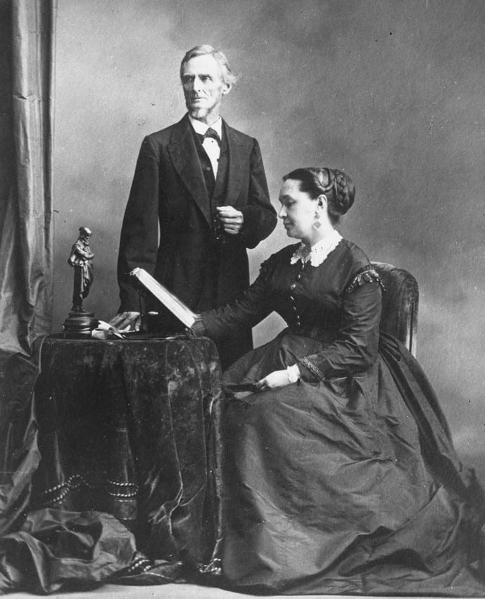 Jefferson and Varina Davis in 1869