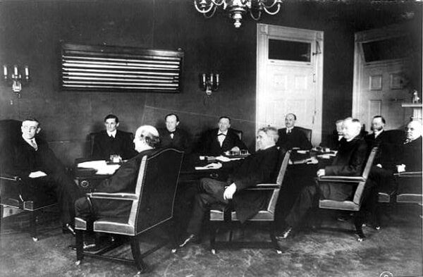 President Wilson and his Cabinet