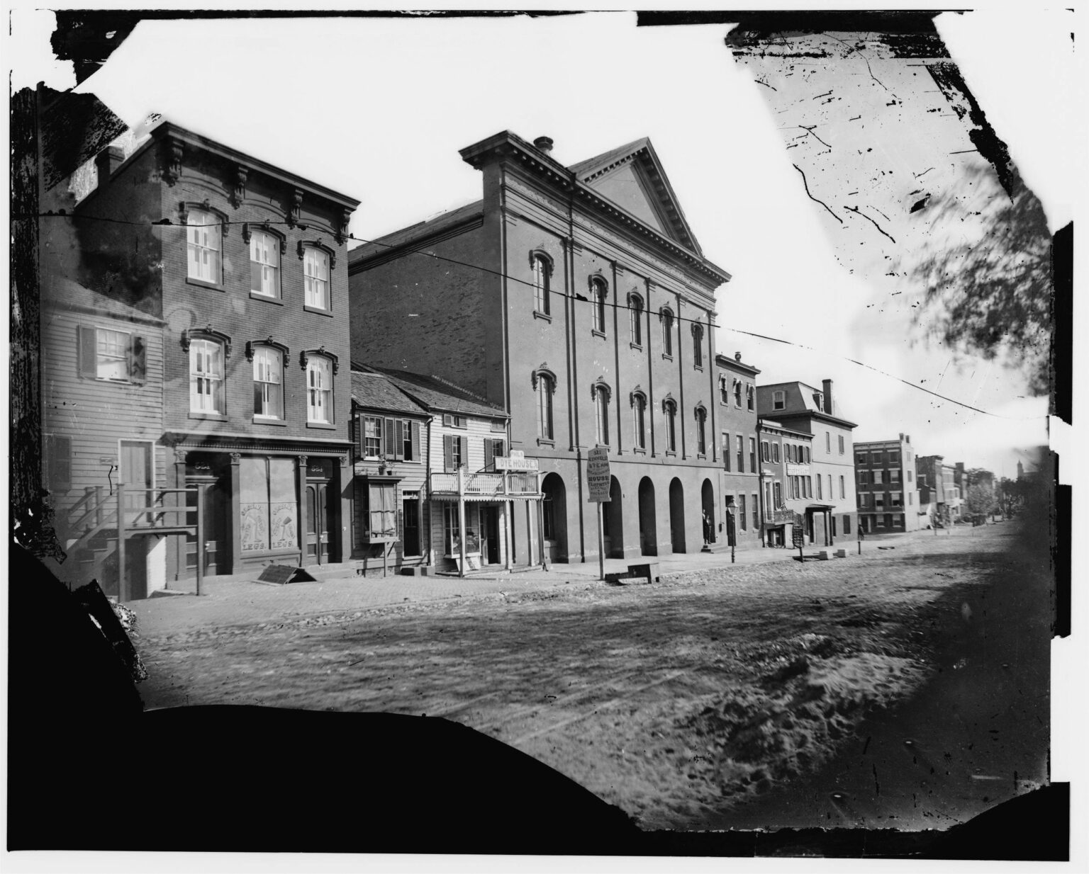 1870s Fords Theatre Picture Tells A Story