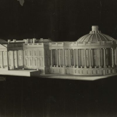 model of proposed White House changes