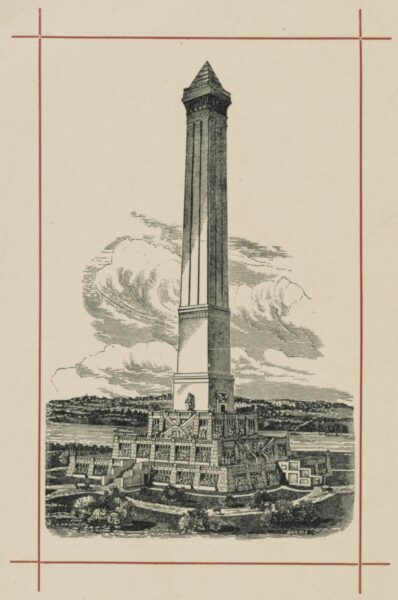 Proposed design for the completion of the Washington Monument, Washington, D.C.