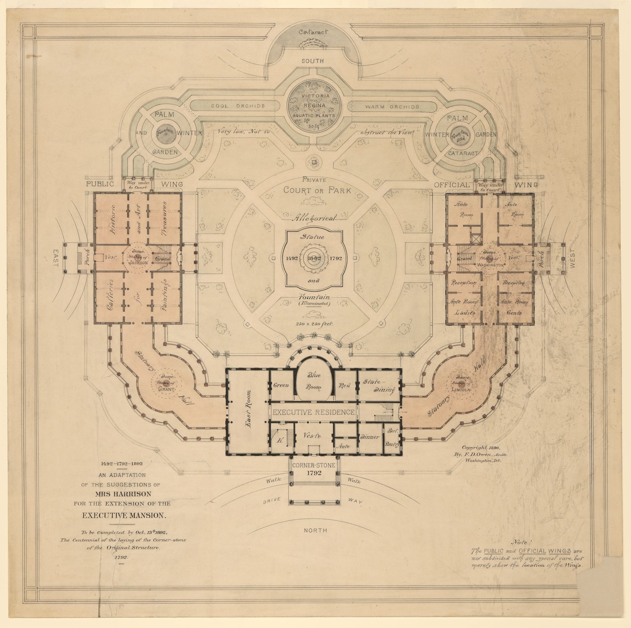 proposed changes to the White House