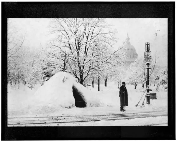 Snow hut in DC