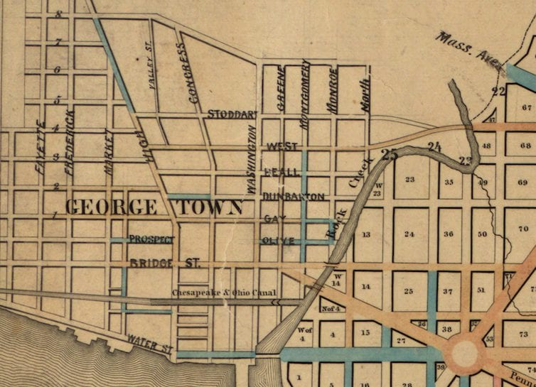 Georgetown's old street names