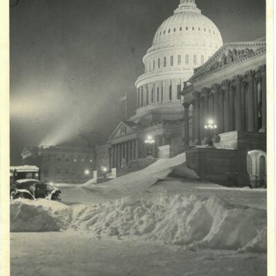 Capitol Building after an epic snowstorm