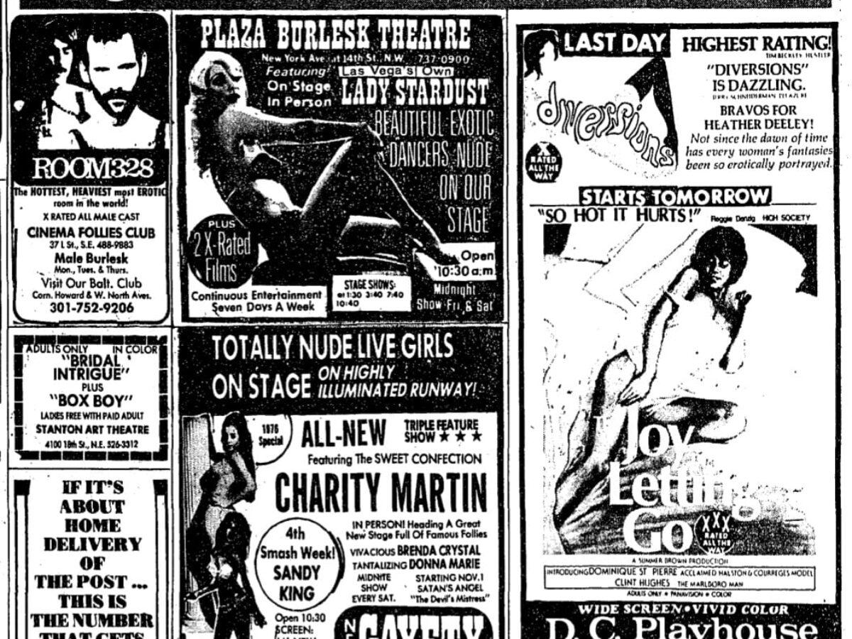 Seedy 1970s Adult Entertainment Business