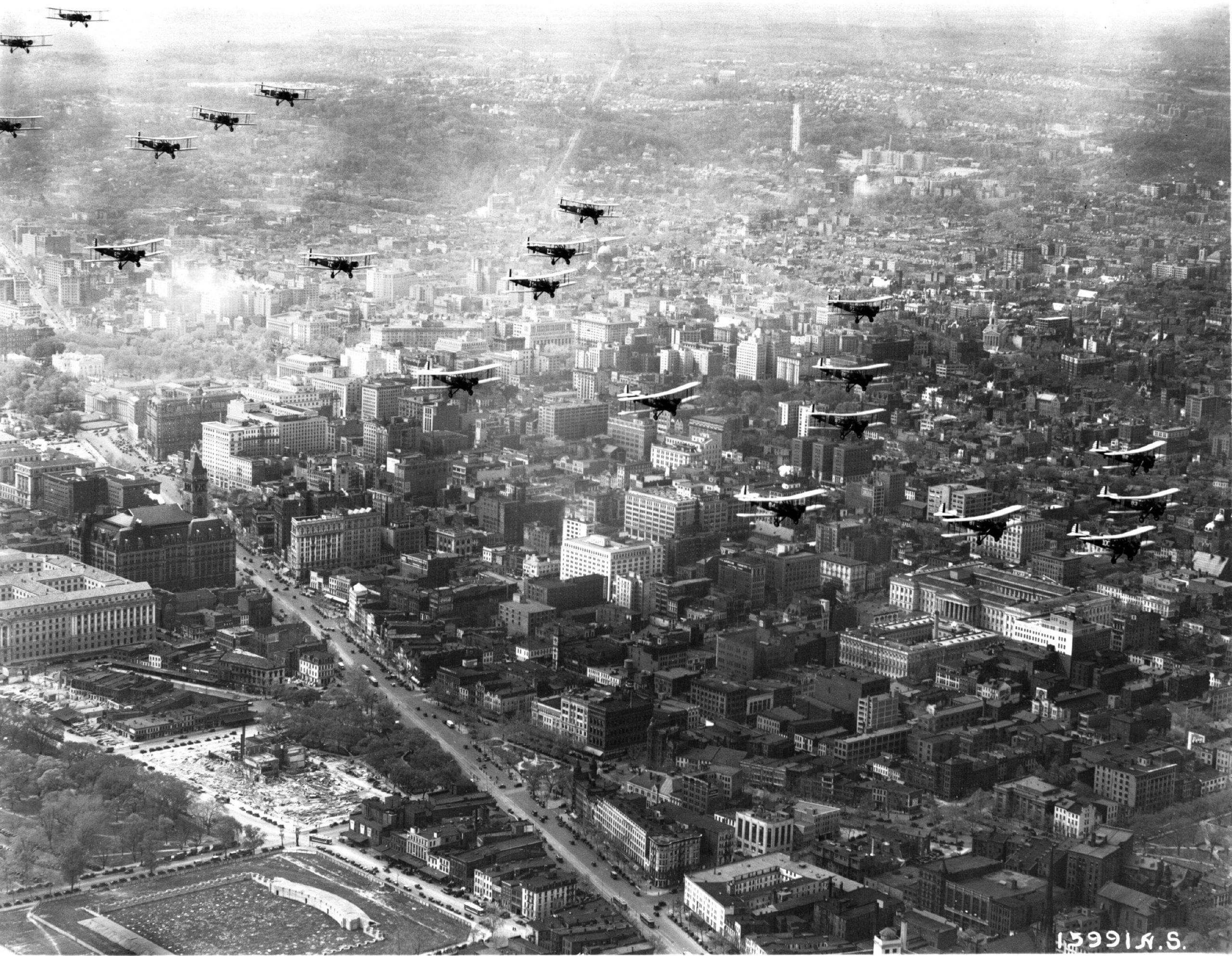 Keystone Bombardment airplanes of 2nd Bombardment Group. April 23, 1931