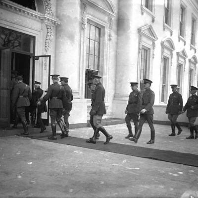 Army Officers at New Year reception, [Washington, D.C.], 1/1/25