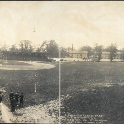 American League Park, Washington, D.C., Philadelphia vs. Washington. May 6, 1905