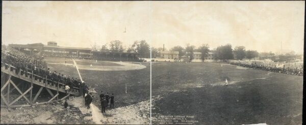American League Park, Washington, D.C., Philadelphia vs. Washington. May 6, 1905