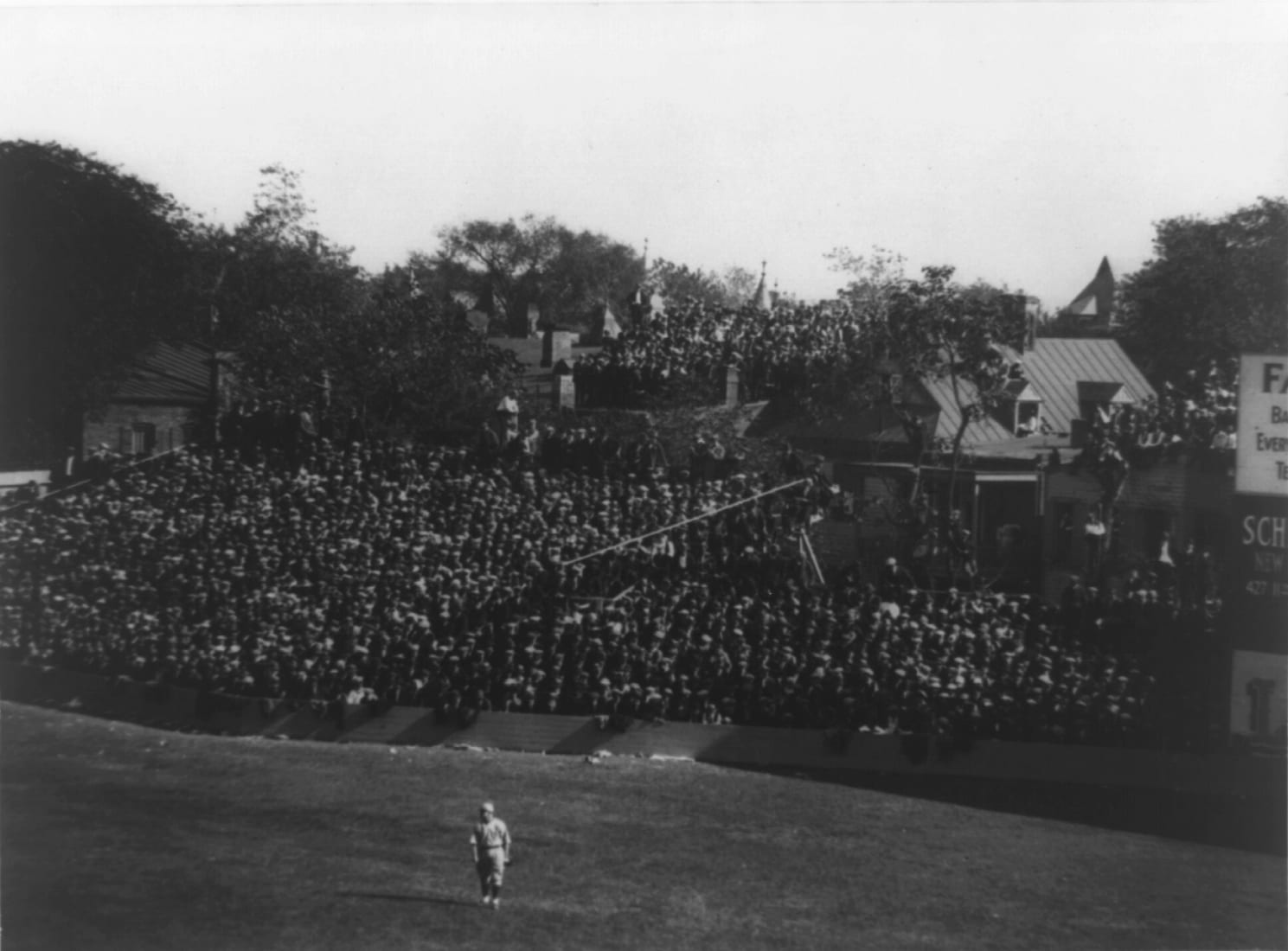 right field at Griffith Stadium between 1909 and 1932