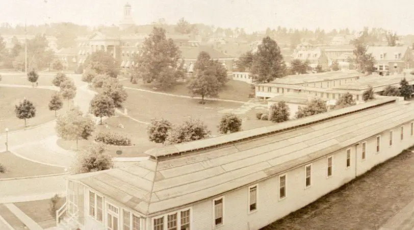 panorama of Walter Reed Hospital in 1919