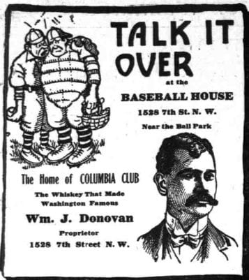 1911 Baseball House advertisement