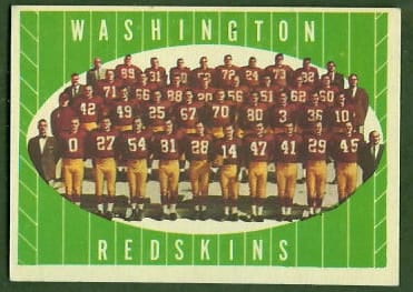 washington redskins team