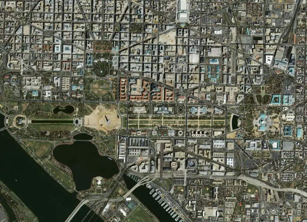 Washington, D.C. from space