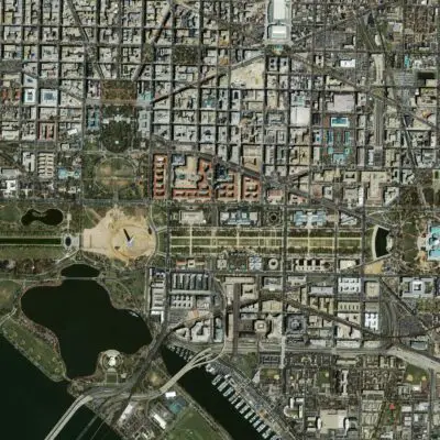 Washington, D.C. from space