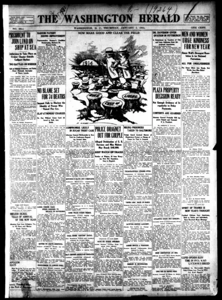 Washington Herald - January 1st, 1914