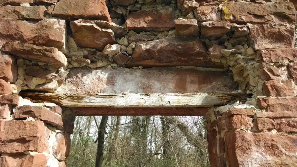 door frame within the mill