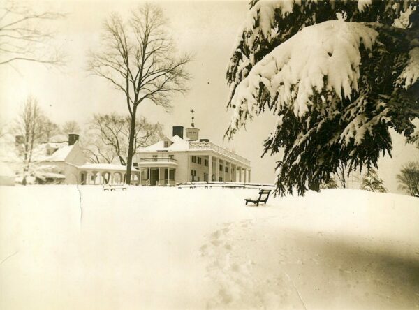 Mount Vernon in the snow