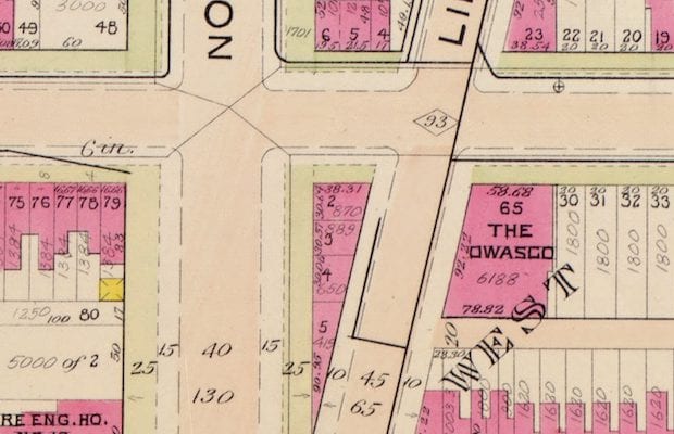 1903 Baist map of building