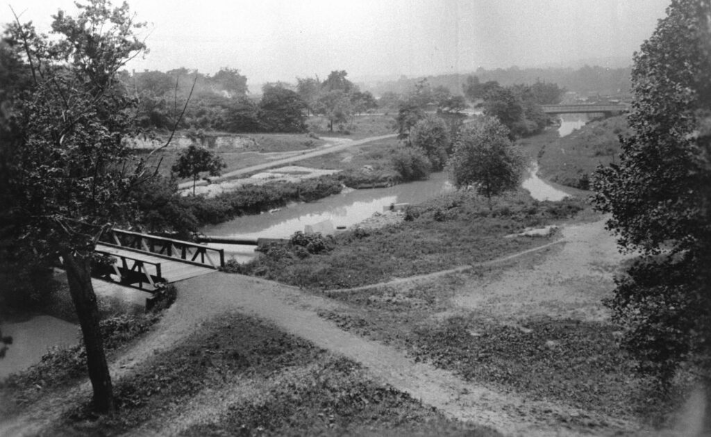 1907 view of K St. bridge
