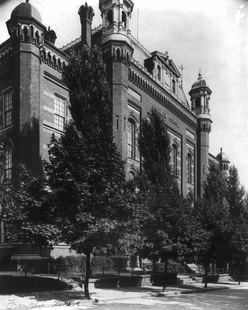 Franklin School in 1900