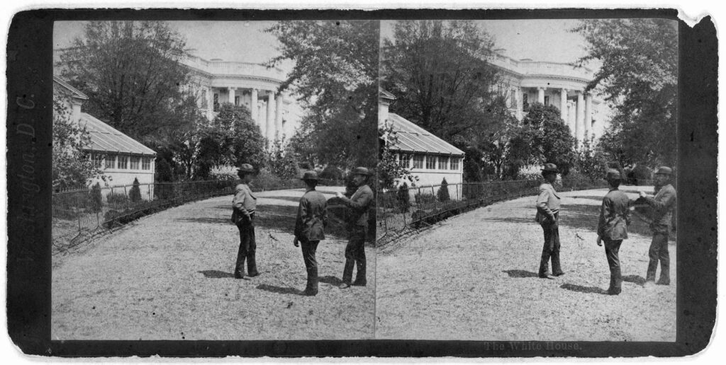 How Cool Is This Old Photo of the White House in the Late 19th Century?
