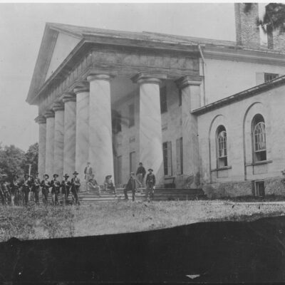 1864 photo of Arlington House
