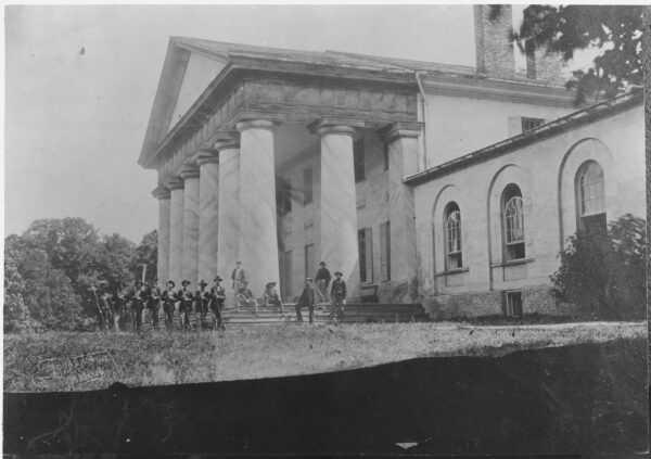 1864 photo of Arlington House