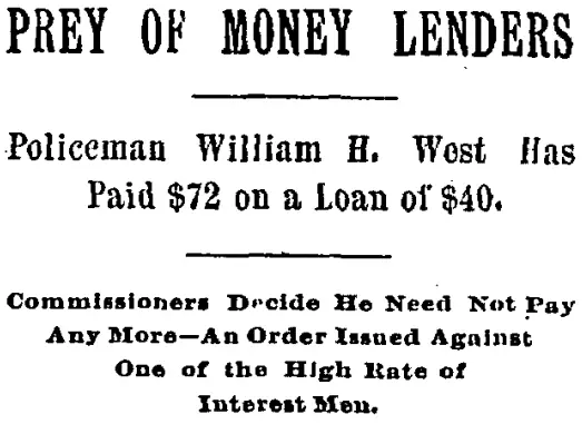 Washington Post headline - January 29th, 1898