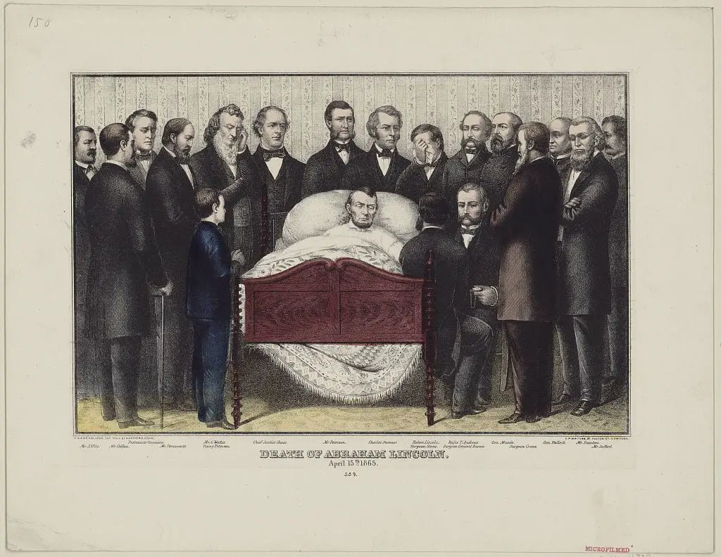 Death of Abraham Lincoln, April 15th 1865
