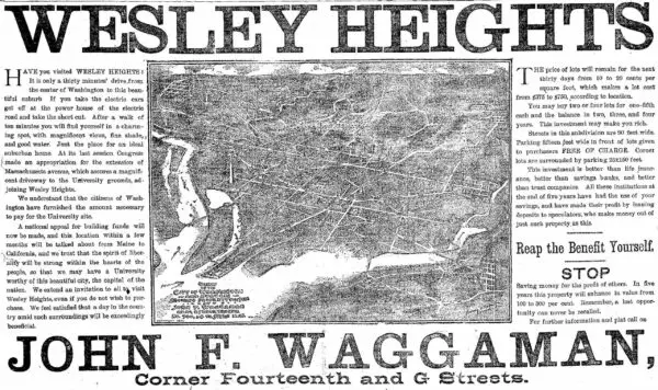 Wesley Heights -1891