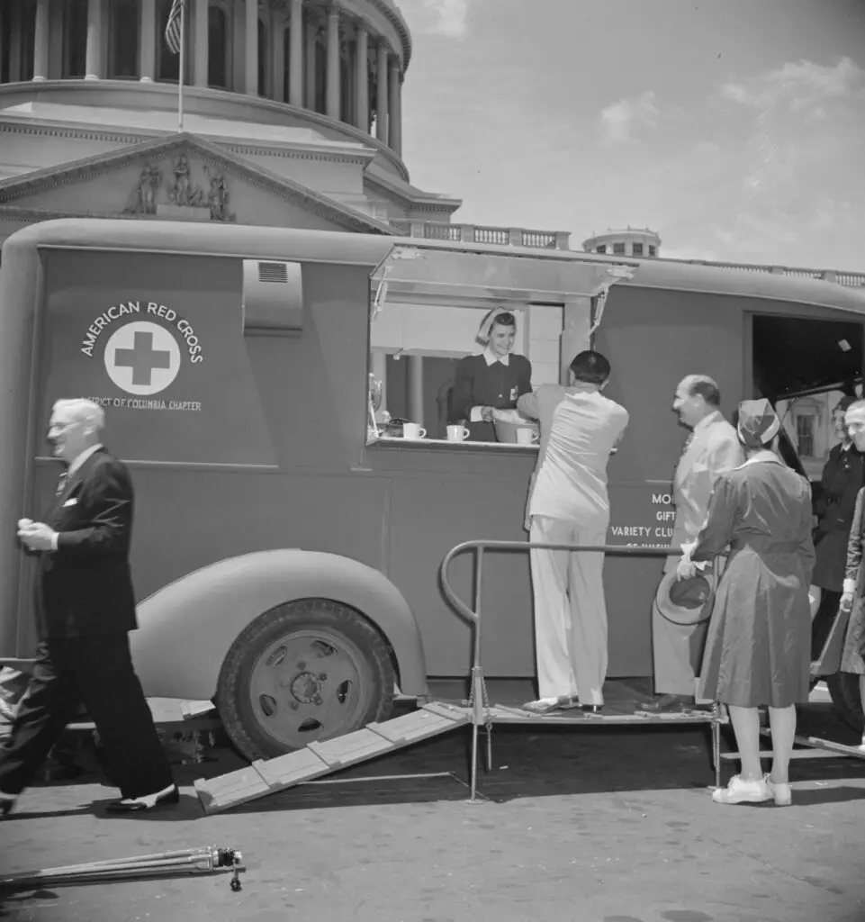 Red Cross mobile canteen 1942