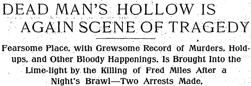 Washington Post headline - July 25th, 1906