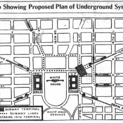 proposed underground streetcar system - 1912
