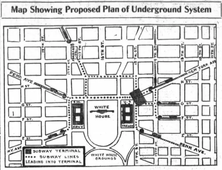 proposed underground streetcar system - 1912