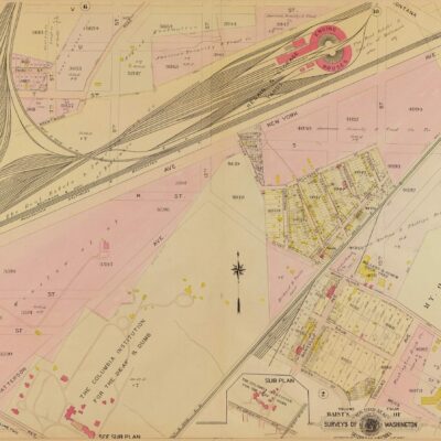 1907 map of Gallaudet University