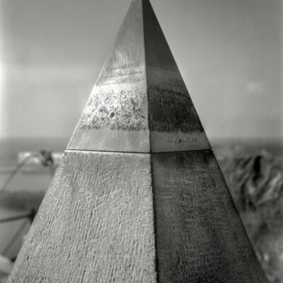 Washington, D.C., circa 1934. "Washington Monument. Capstone without lightning rods." 8x10 nitrate negative by Theodor Horydczak.