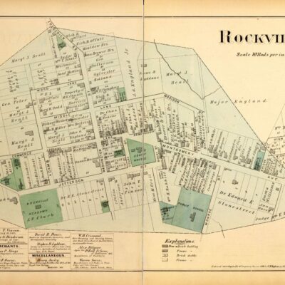 1887 map of Rockville