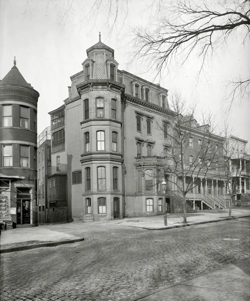 Washington, D.C., circa 1923. "Sherman house, 300 block Third Street N.W." National Photo Company Collection glass negative.