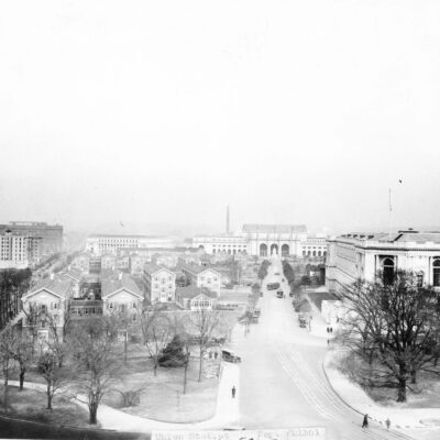 Union Station, bird's-eye view from the south