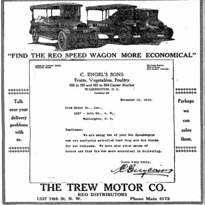 REO Speed Wagon advertisement