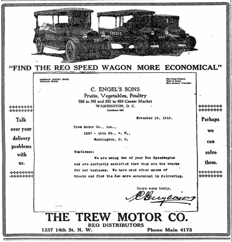 REO Speed Wagon advertisement