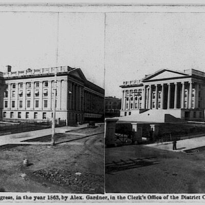 Department of Treasury in 1863