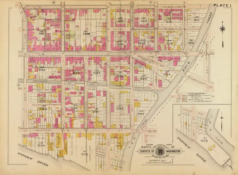 Taking a Look at Georgetown Maps from 1903