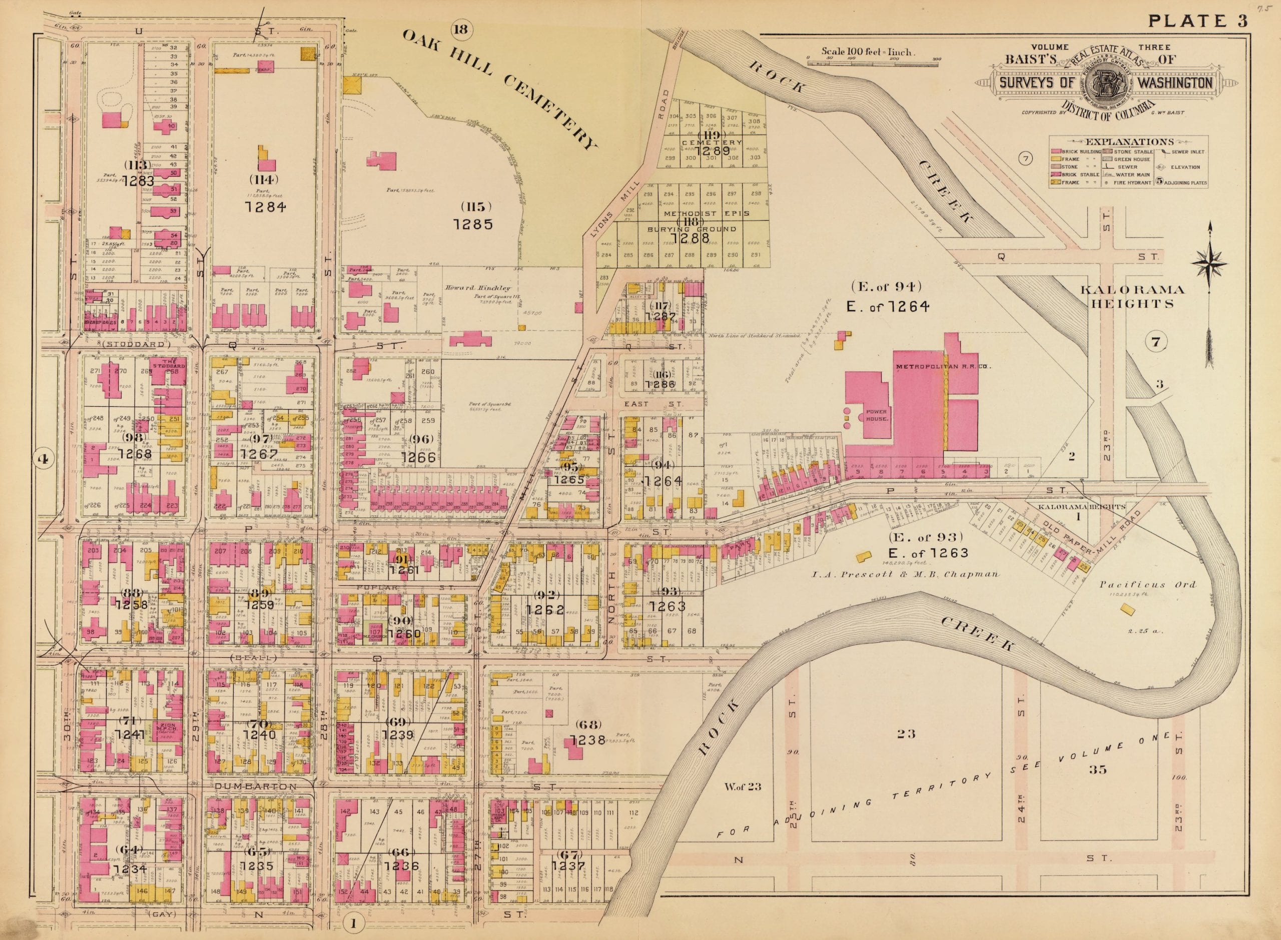 1903 map of Georgetown